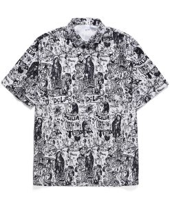 Men's beach print T-shirt
